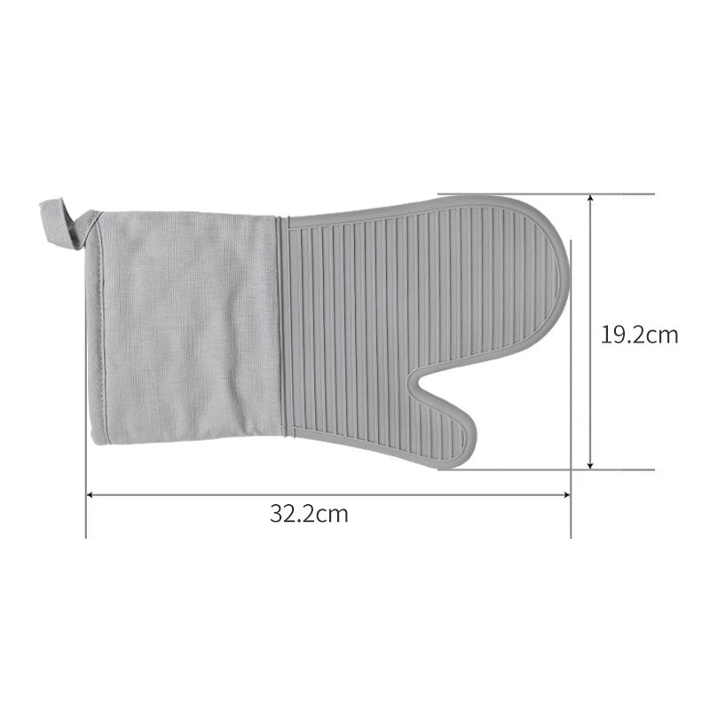 Silicone Heat-Resistant Oven Mitt