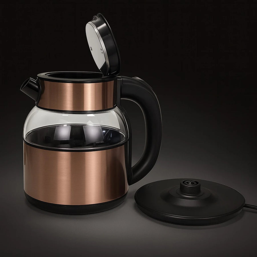 TIFFANY Premium Glass Electric Kettle – 2.0L Fast-Boil Design