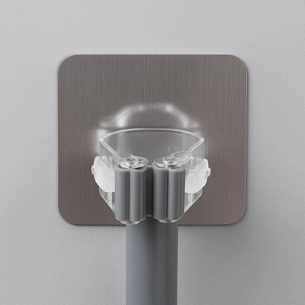 Wall-Mounted Mop & Broom Holder