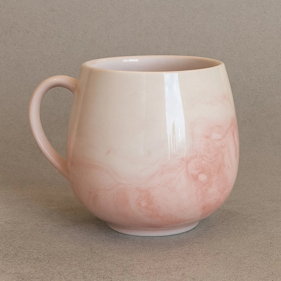 Pink Marble Ceramic Mug