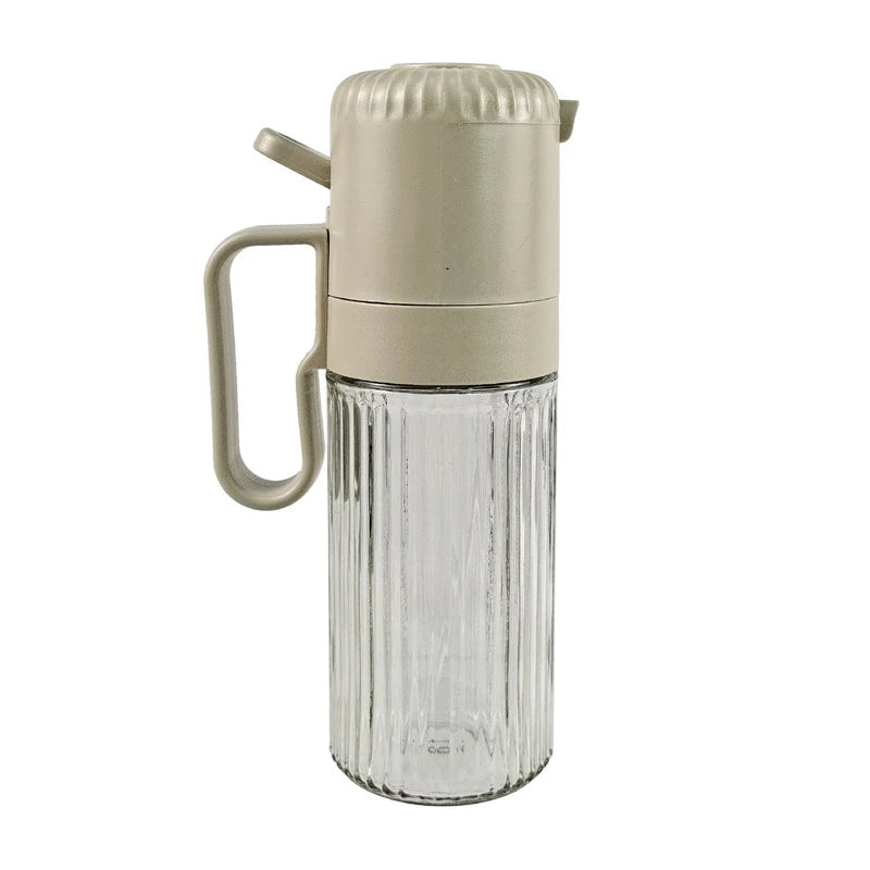 Oil Sprayer Glass Bottle Olive Oil Dispenser Cooking Oil Mister Salad Dressing Bottle Vinegar Dispenser Kitchen Spray Bottle Air Fryer Oil Sprayer BBQ Grilling Bottle 230ml
