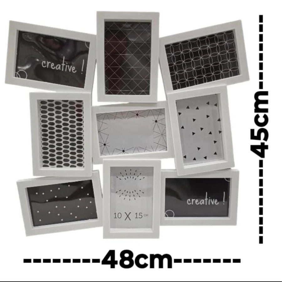 Multi Photo Frame Collage Wall Decor Family Picture Frame Memories Display Frame Modern Home Photo Gallery Frame