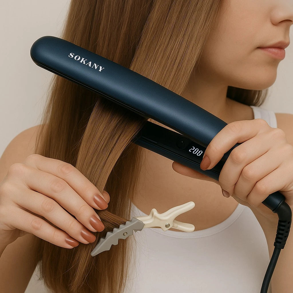 Pro Ceramic Hair Straightener Hair Styler Compact and Travel Friendly