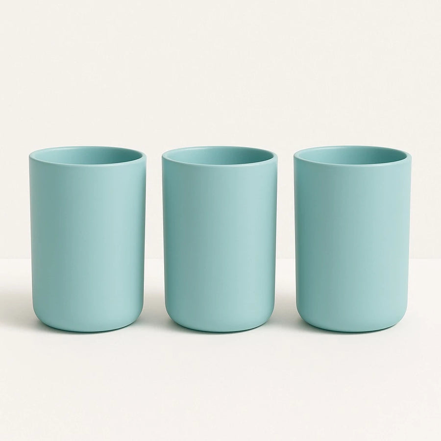 Wall Mounted Bathroom Organizer with Drawer and 3 Removable Cups