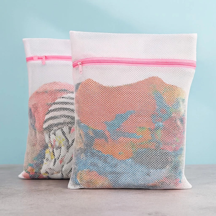 3-Piece Mesh Laundry Travel Bag Set