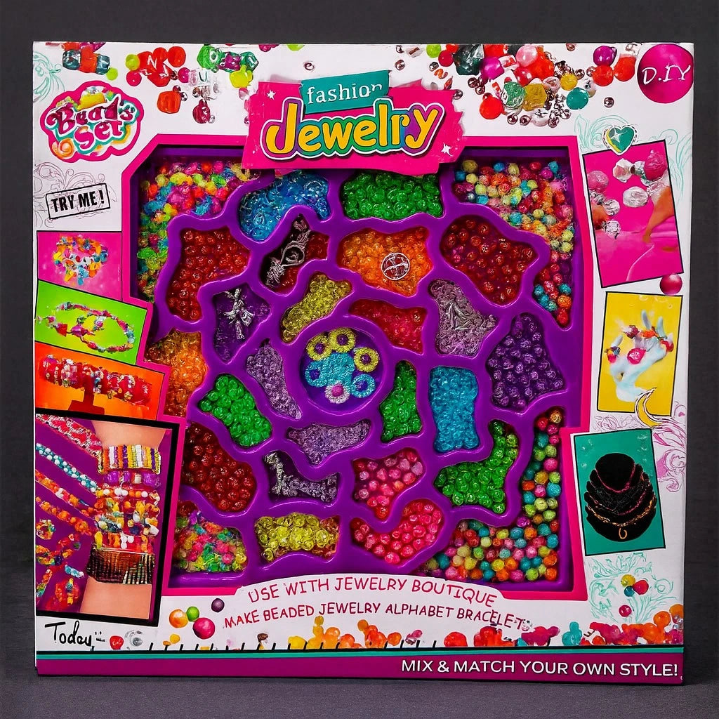 DIY Fashion Jewelry Bead Set for Kids