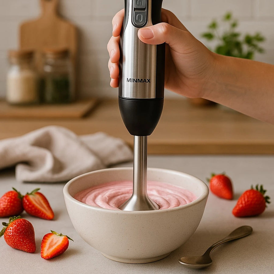 MINMAX 4 in 1 Stainless Steel Hand Blender 800W
