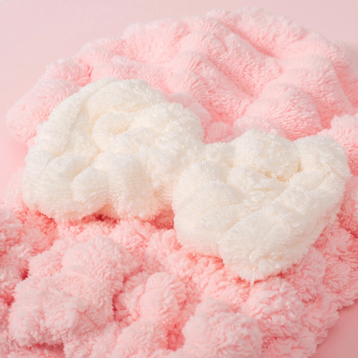 Cotton Dry Hair Travel Cap Soft Absorbent Hair Towel Hat for Adults Shower Bath Spa Home Use hair styler - Image 6