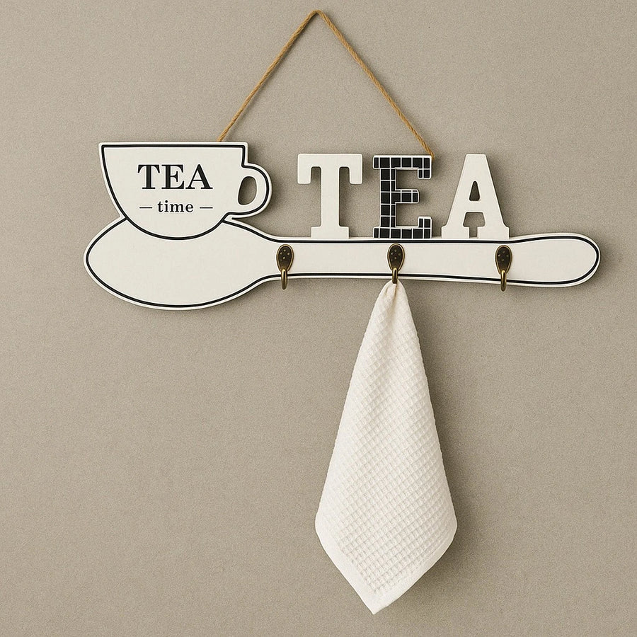 Tea Time Wall Hook Organizer