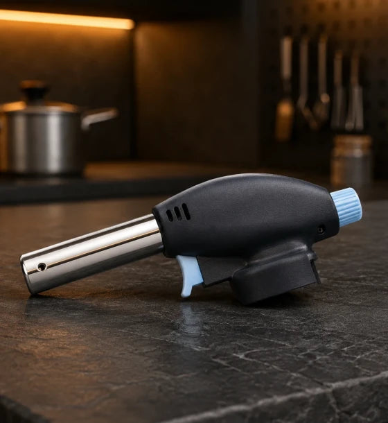 Portable Butane Gas Torch Head with Electronic Ignition