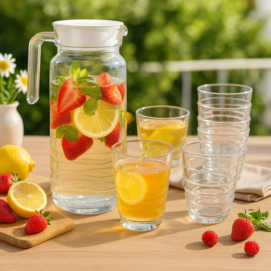 Glass Drinking Set – 7 PCS