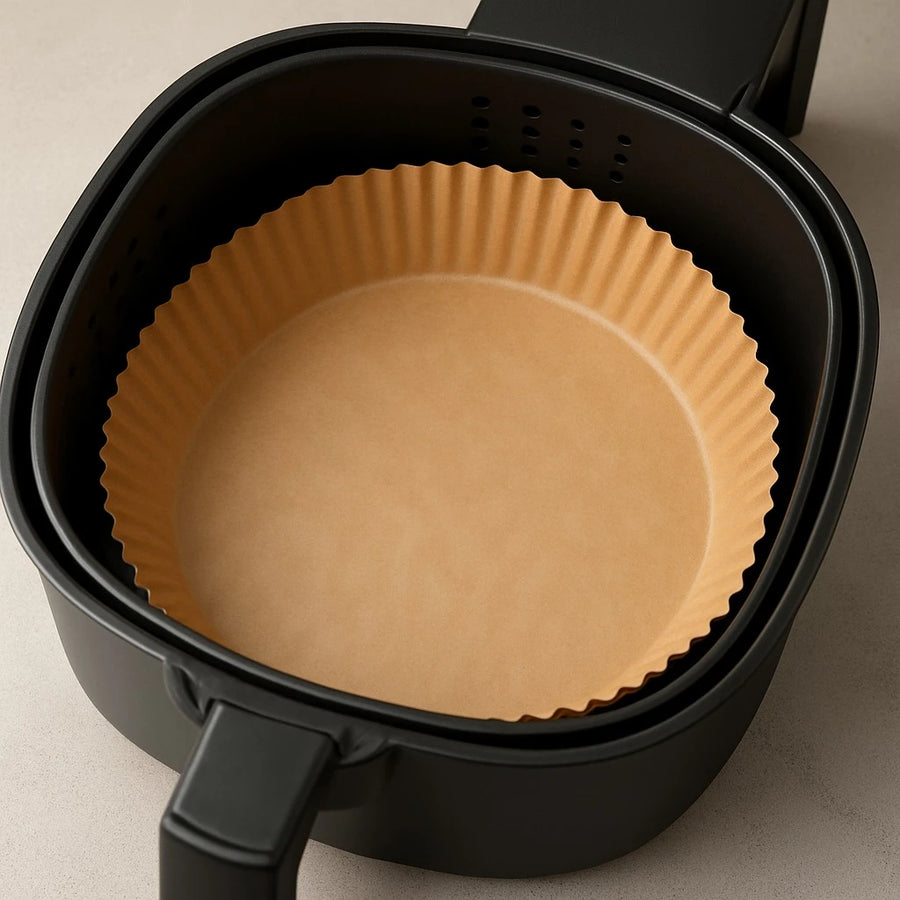 Air Fryer Paper Liners, 50 PCS (20 cm × 4.5 cm)