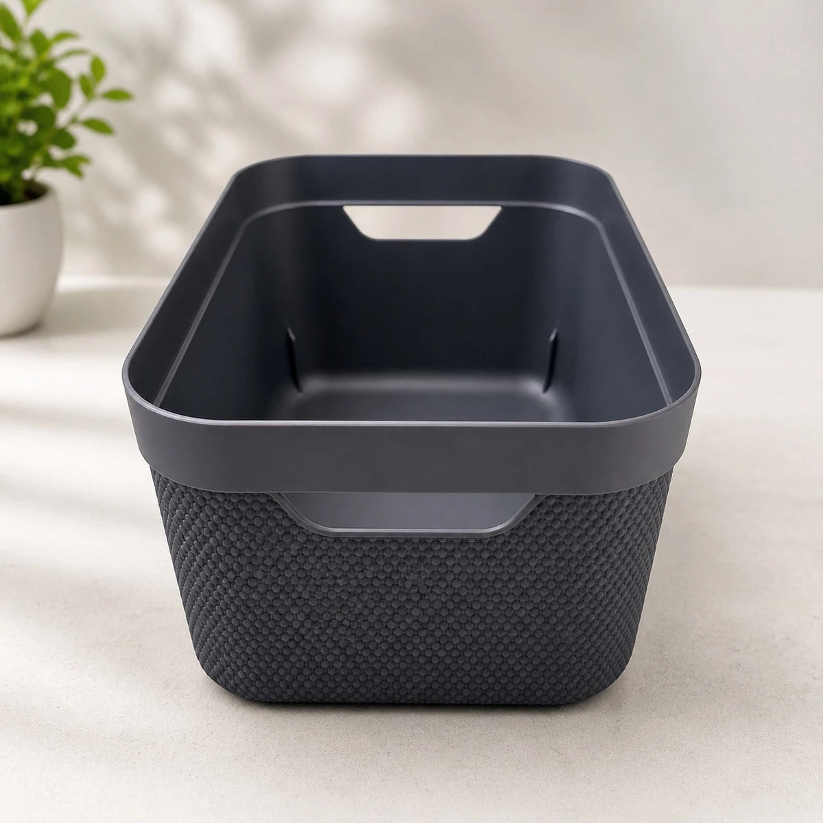 Rotho Jive Box Storage Basket Set Plastic Organizer Boxes A5 Size 5L Swiss Design BPA Free Stackable Storage Containers - Image 6