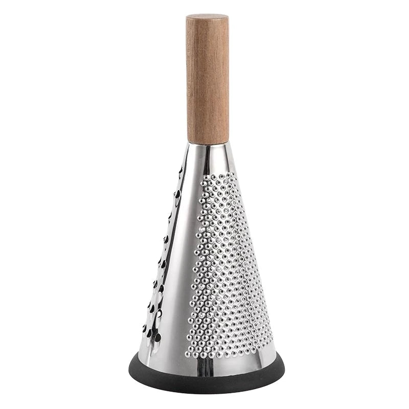 Stainless Steel Cone Grater with Wooden Handle - Image 10