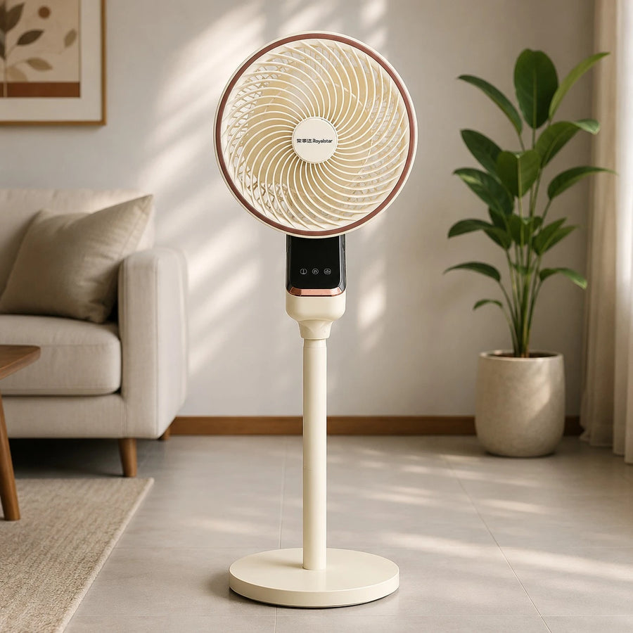 Standing Air Circulator Fan 40W Smart Voice Control Fan with Remote Control