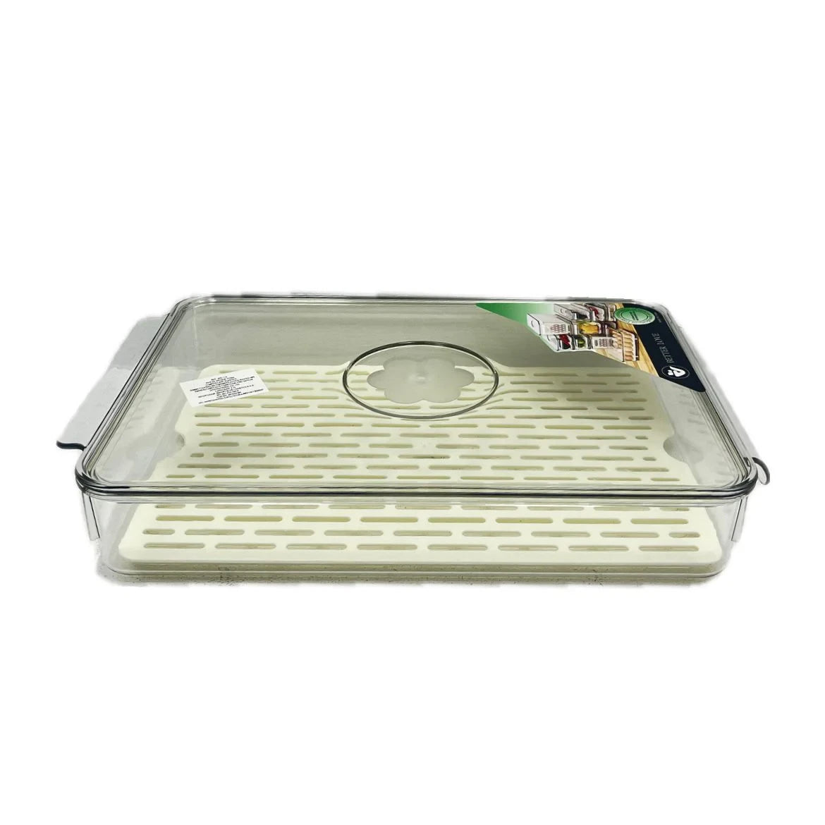 Clear Plastic Food Container for Kitchen Storage Transparent Food Box for Pantry Organization Meal Prep and Fridge Use