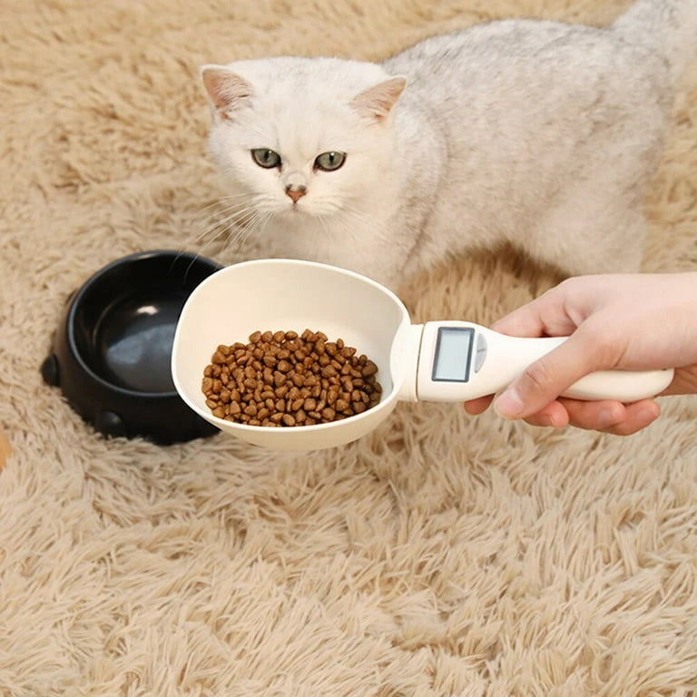 800g Digital Kitchen Scale with LCD Display Tare Function and Multi Unit Measurement for Food and Pet Feeding