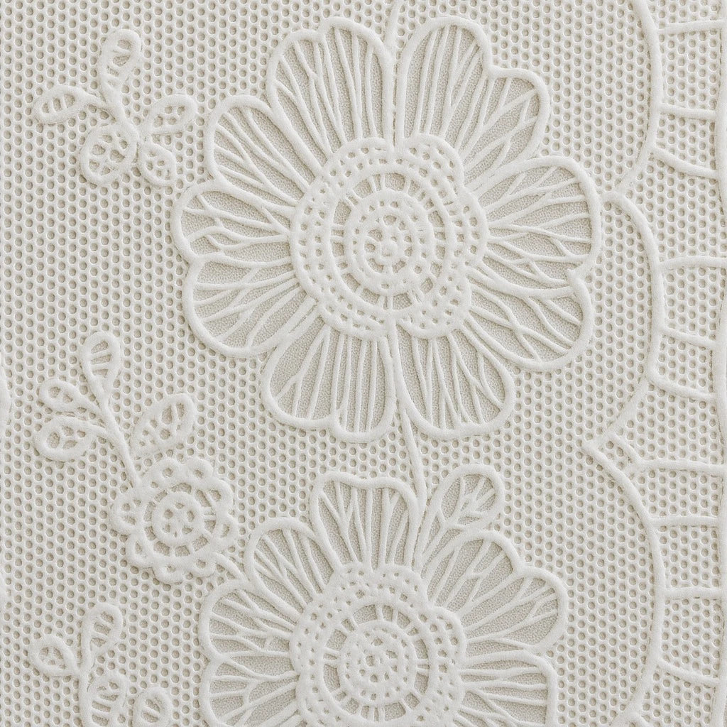 EB Home Clear PVC Tablecloth Transparent Lace Waterproof Table Protector