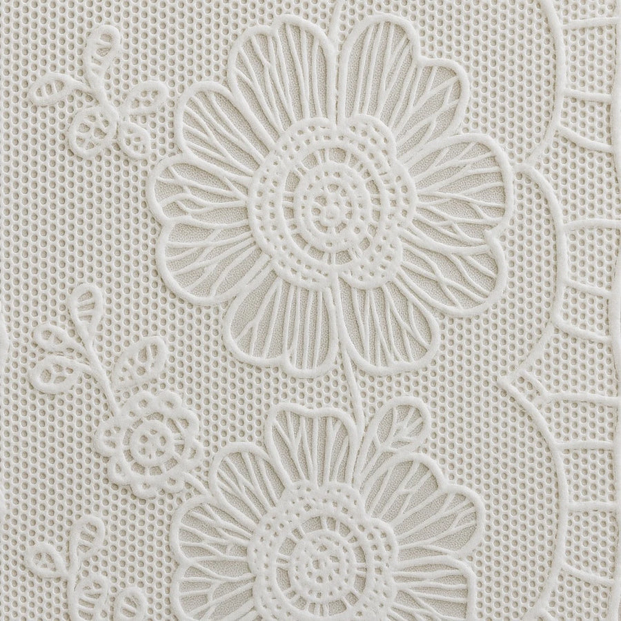 EB Home Clear PVC Tablecloth Transparent Lace Waterproof Table Protector