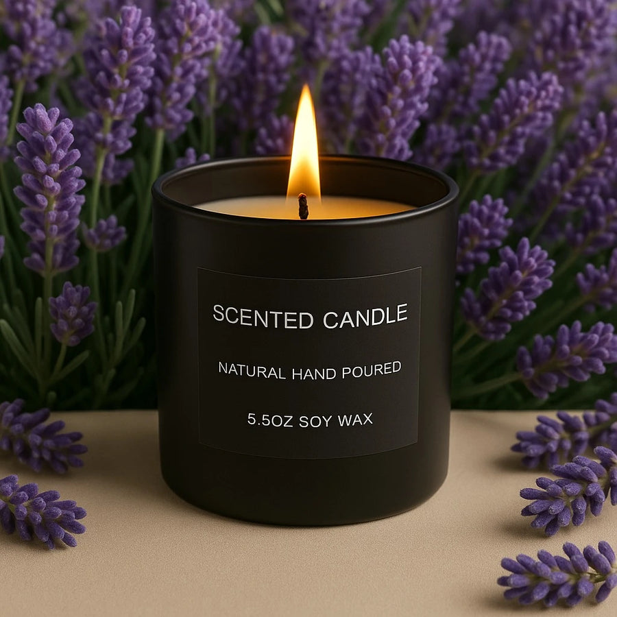 Black Jar Scented Soy Candle