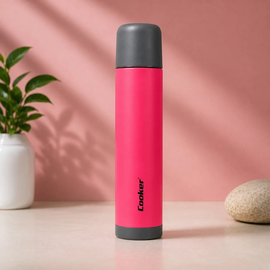 Cooker Thermos Vacuum Insulated Thermos Bottle 750ML 304 Stainless Steel Travel Coffee Tea Water Flask Leak Proof Hot Cold Bottle