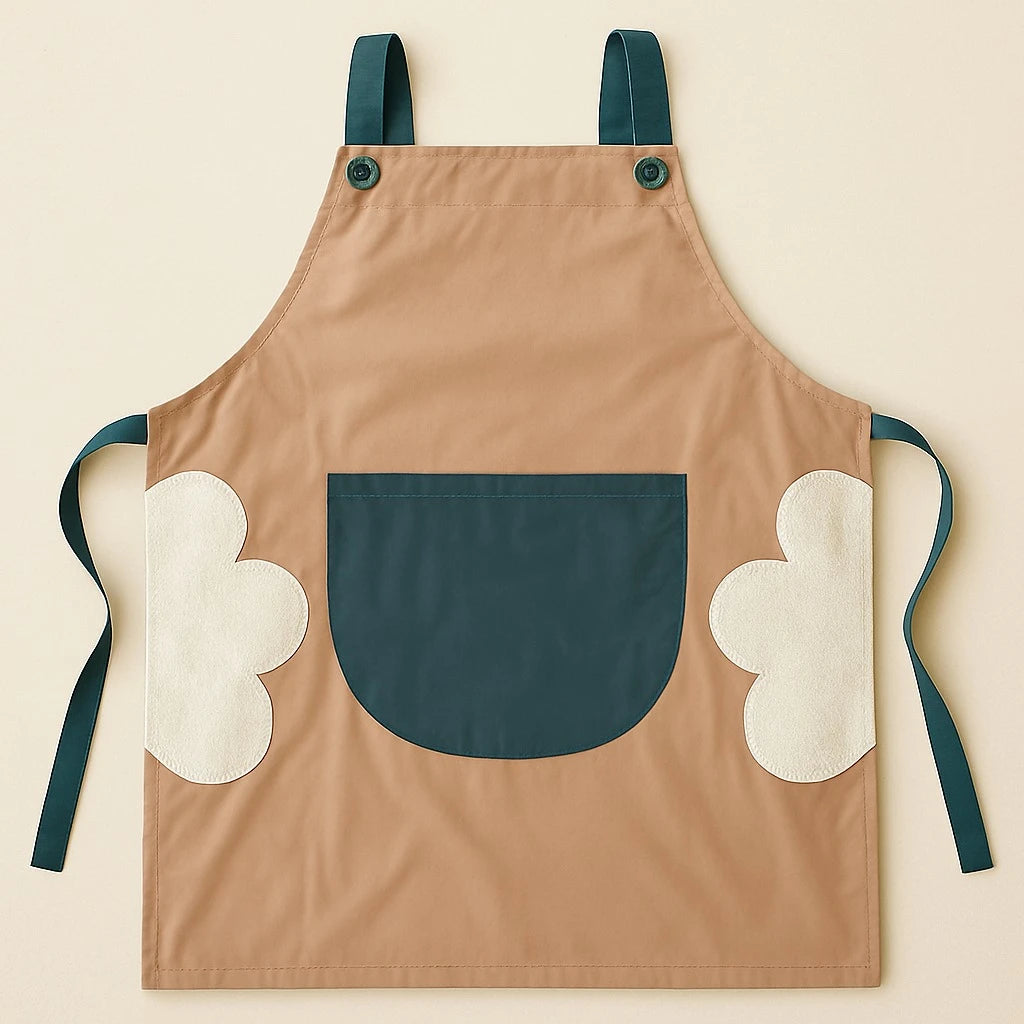 Nylon Apron with Buttons