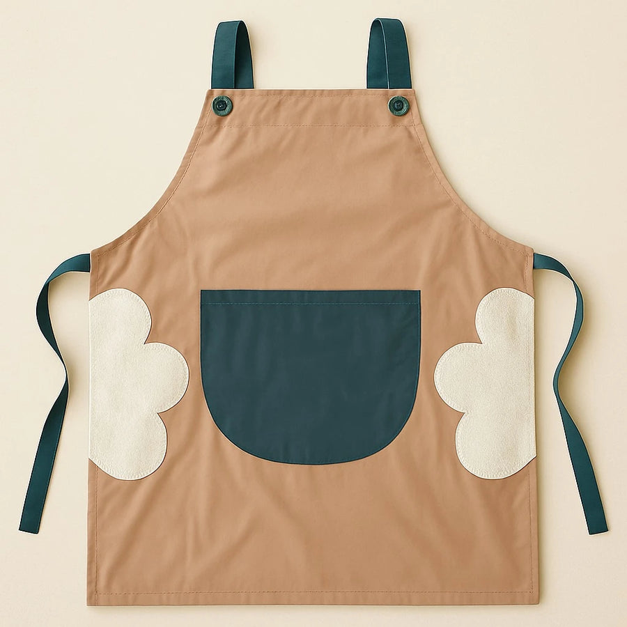 Nylon Apron with Buttons