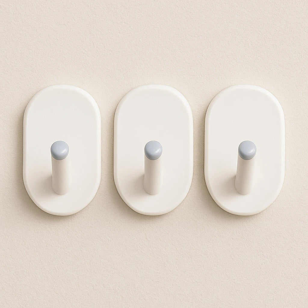 Set Of 3 Adhesive Wall Hooks - Image 3