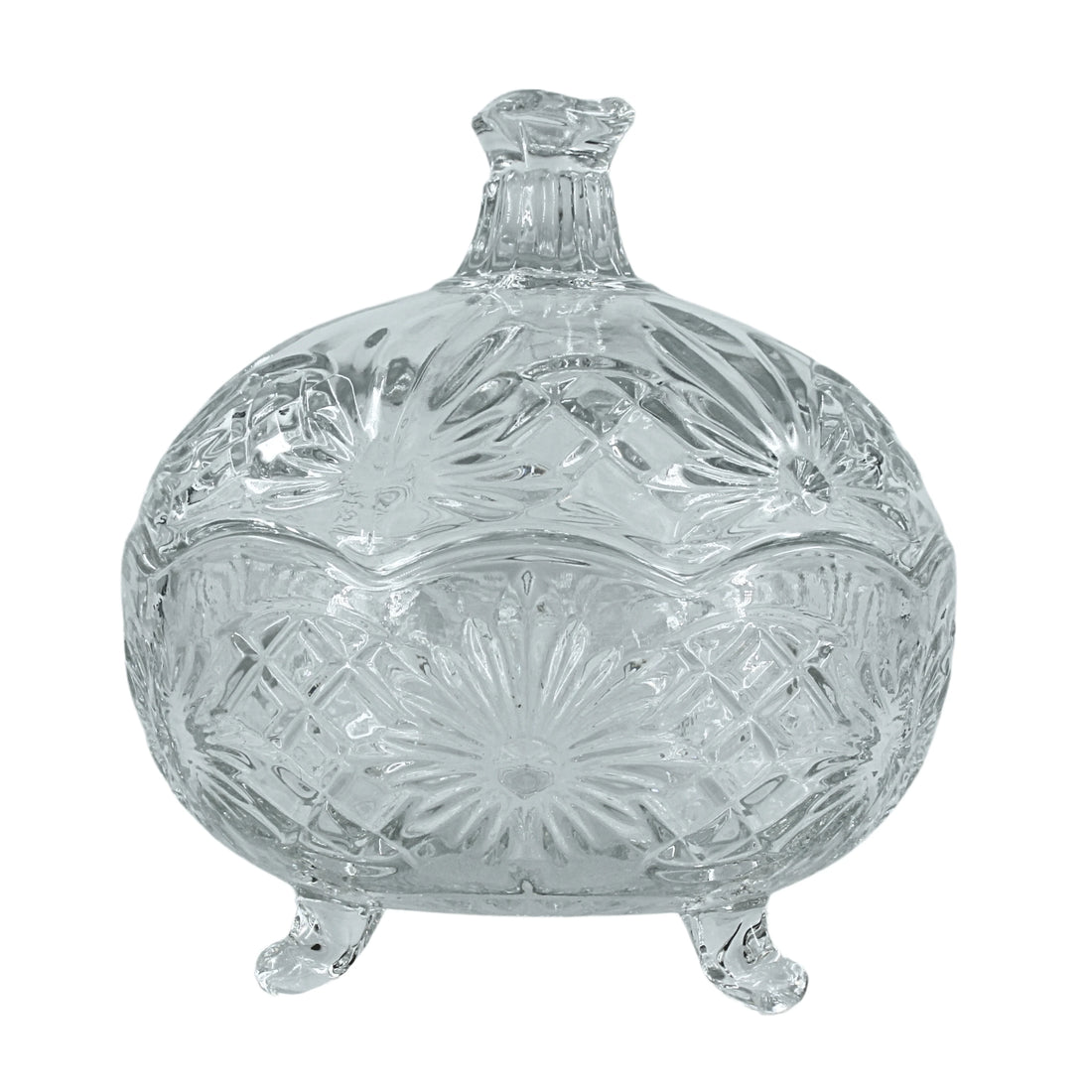 Rozana Crystal Sugar Bowl