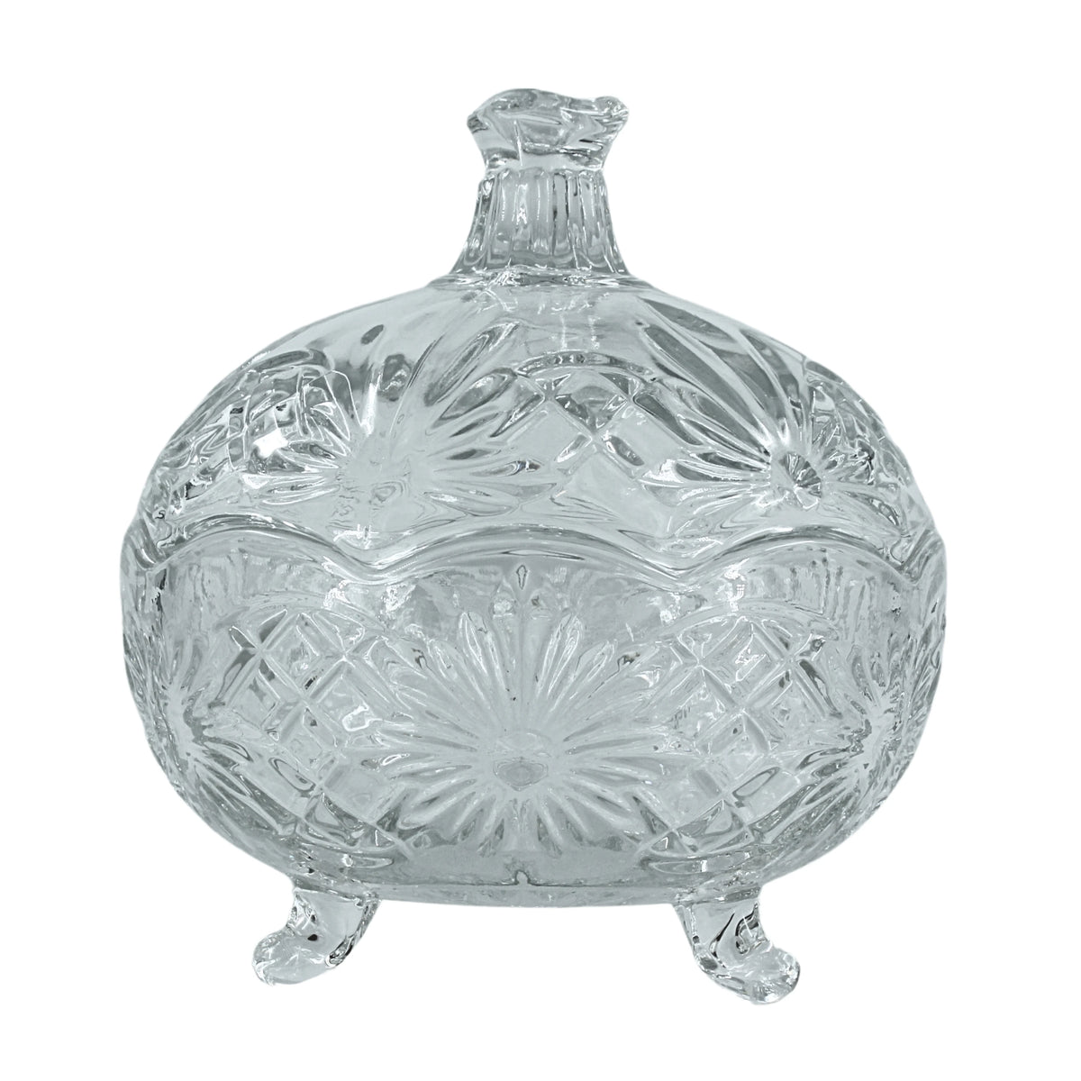 Rozana Crystal Sugar Bowl - Image 1