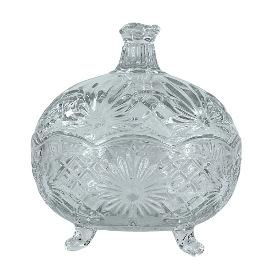 Rozana Crystal Sugar Bowl