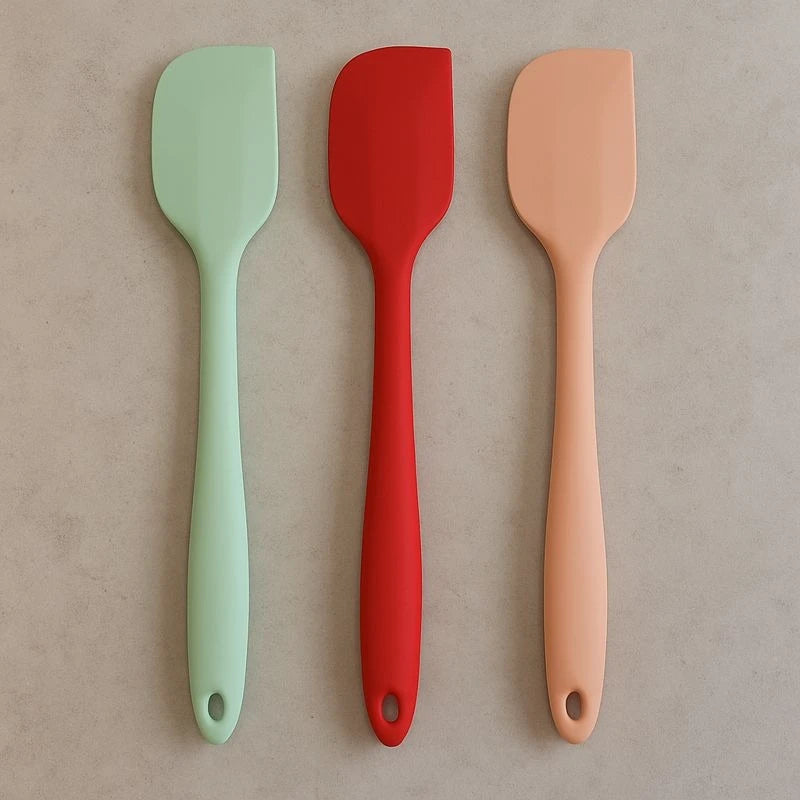Silicone Cooking Spatula 27 cm Heat-Resistant Flexible Kitchen Utensil for Baking, Mixing & Non-Stick Cookware