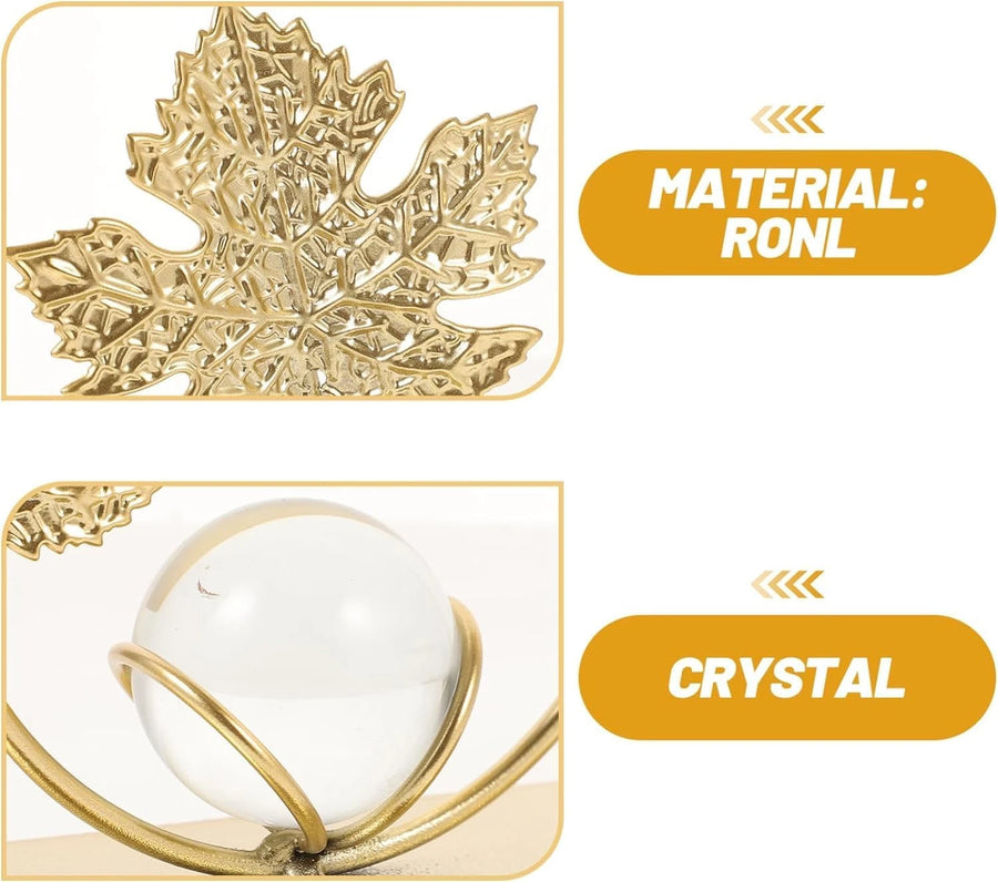Gold Maple Leaf Sculpture