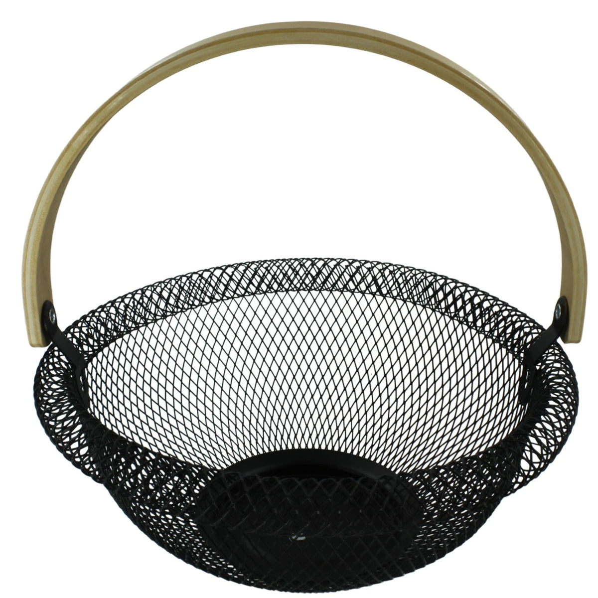 Round Mesh Wire Fruit Basket - Image 4