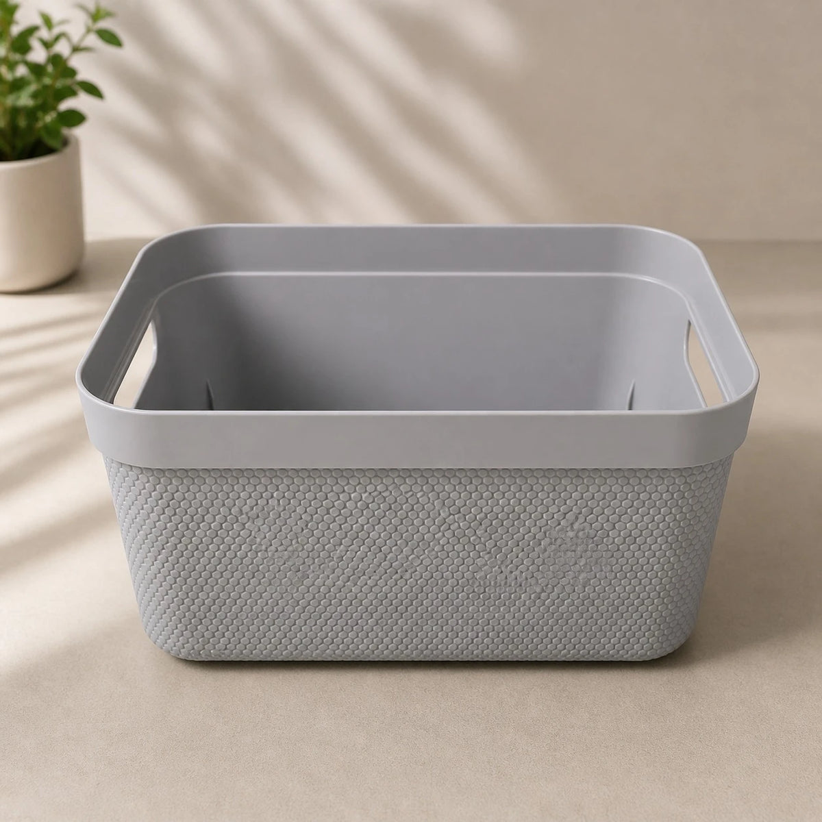 Rotho Jive Box Storage Basket Set Plastic Organizer Boxes A5 Size 5L Swiss Design BPA Free Stackable Storage Containers