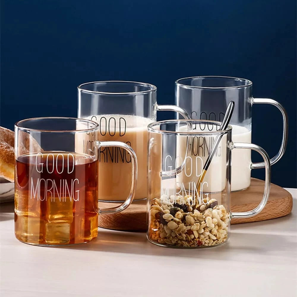 Good Morning Glass Mug - Image 3