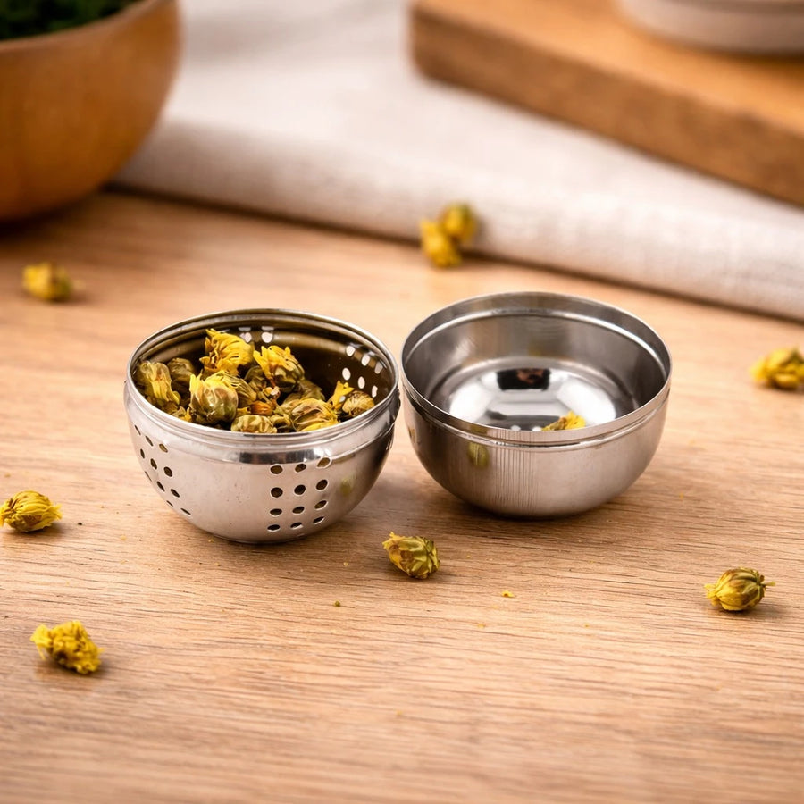 Stainless Steel Tea Infuser Ball Small Size Loose Tea Filter Spice Strainer Herb Infuser Coffee Filter Soup Seasoning Ball