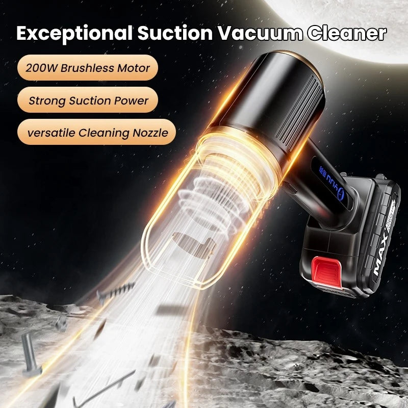 MDHL Car Mounted Cordless Vacuum Cleaner, 9000PA Strong Suction