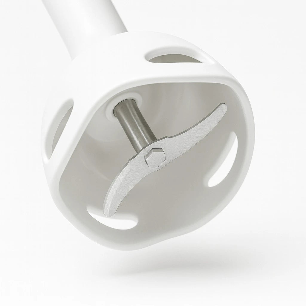 Hand Stick Blender 2-Speed Immersion Hand Blender with Detachable Shaft & Stainless Steel Blades for Soups, Smoothies & Baby Food
