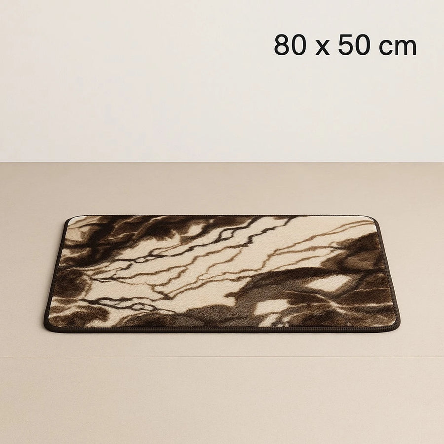 Modern Marble Design Carpet – 80×50 cm