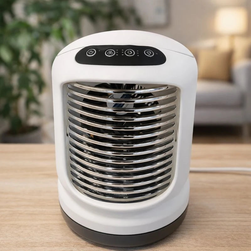 Arctic Evaporative Air Cooler – Portable Personal Cooling Fan with Water Bottle & LED Night Light
