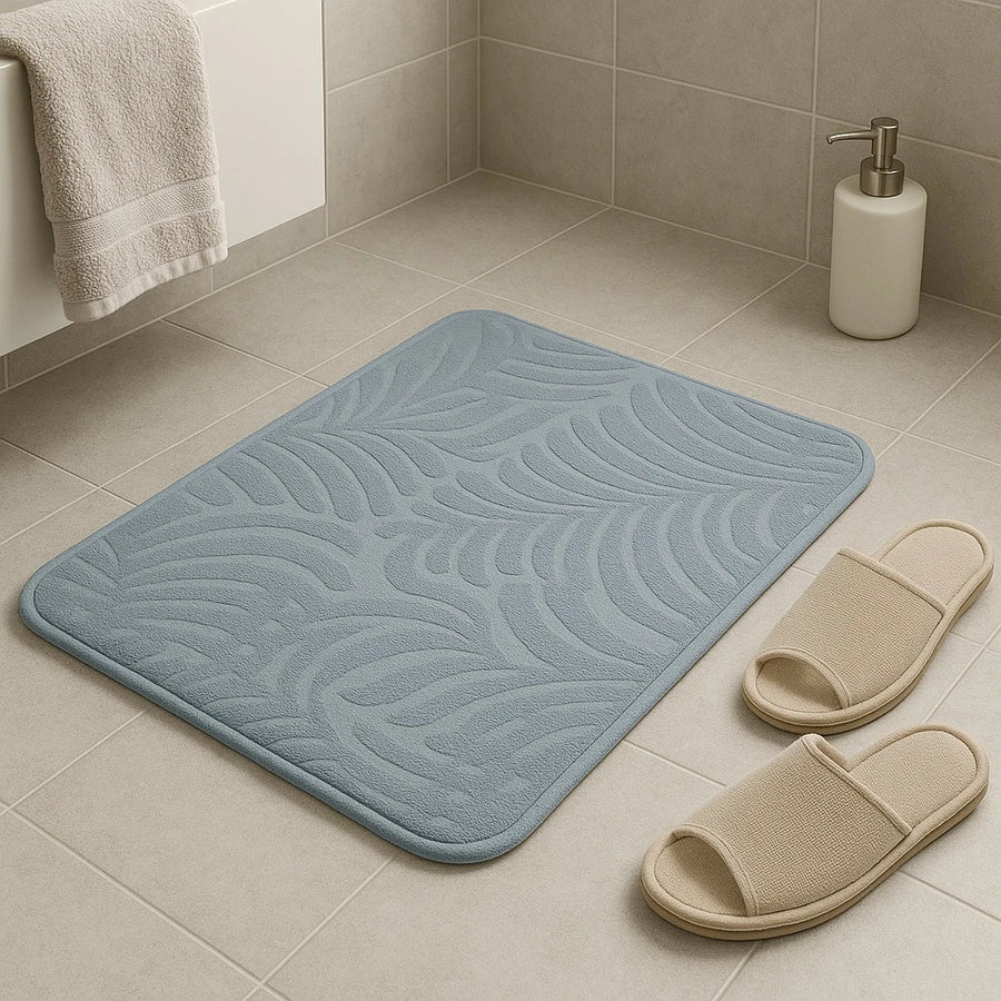 Tropical Leaf Bath Mat