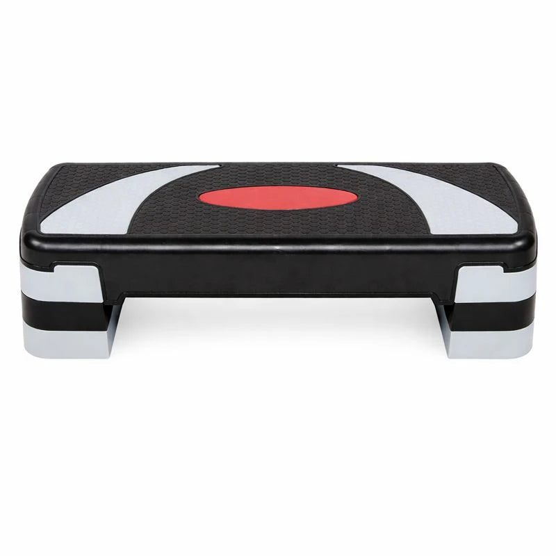 Adjustable Aerobic Step Platform Sports Gym Fitness Workout Step Board Anti Slip Cardio Exercise Bench Home Training Equipment