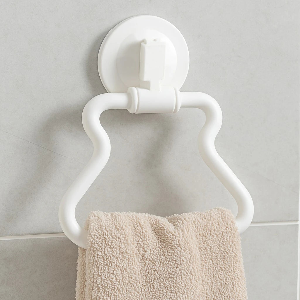 Wall Mounted U Shape Suction Towel Holder