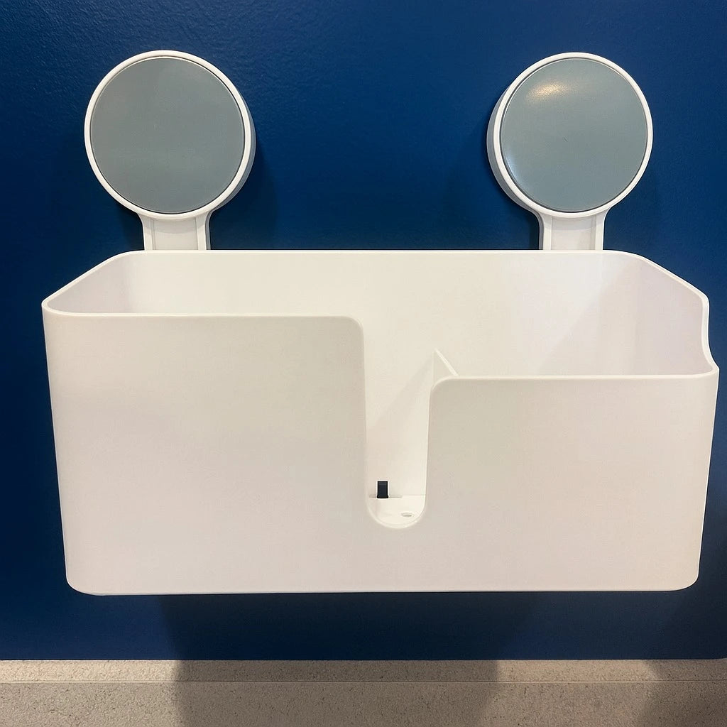 Wall Mounted Organizer with Suction Cups