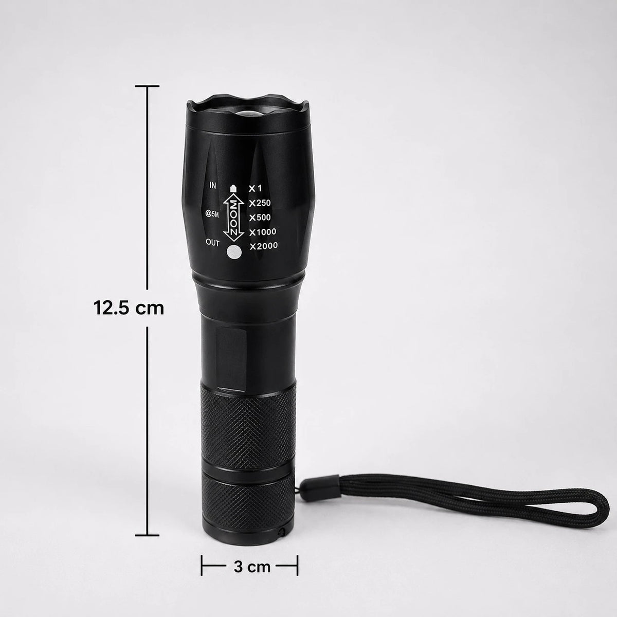 UV Flashlight 3W 395nm Tactical Zoom Torch LED Black Light Waterproof Adjustable Focus Handheld Inspection Flashlight