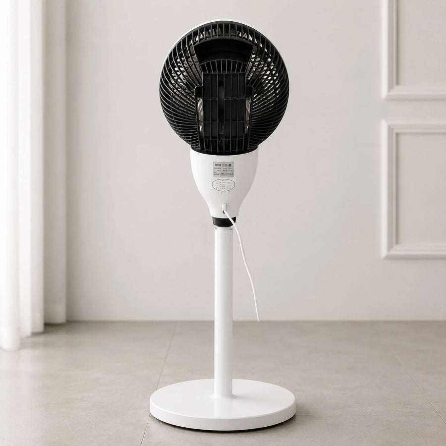 Standing Air Circulator Fan 45W Adjustable Floor Fan Indoor Cooling Fan