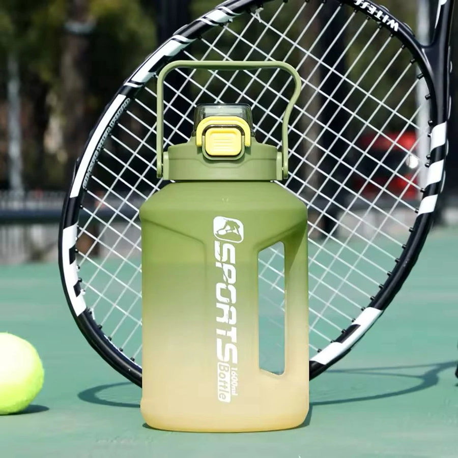 Gradient Sports Water Bottle 1.6L Large Capacity Motivational Water Bottle Fitness Gym Outdoor Drinking Bottle