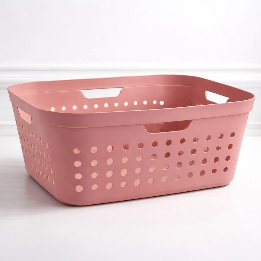Rotho Laundry Basket Plastic Storage Basket Organizer Clothes Hamper Multi Purpose Swiss Made 39 Liters