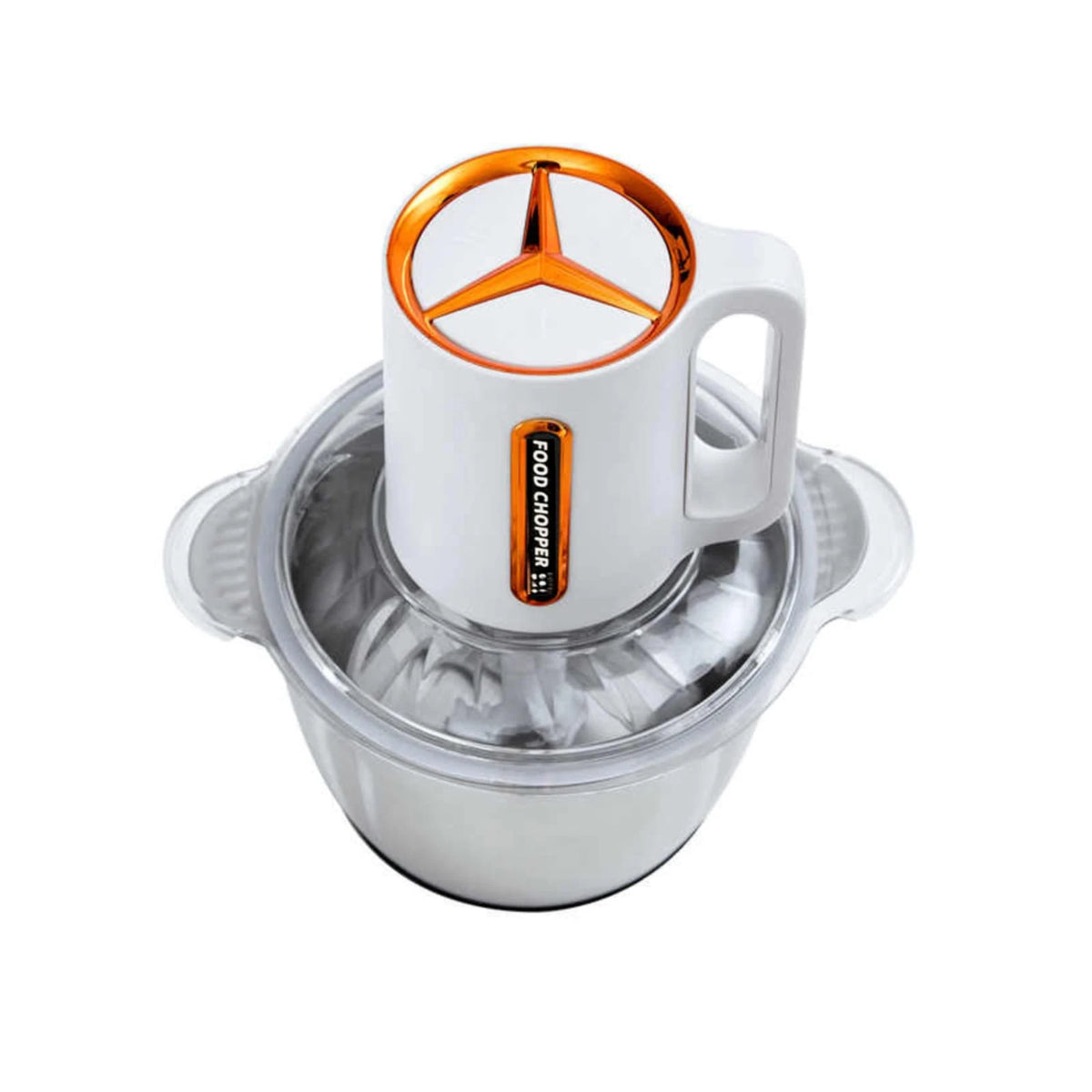 Electric Food Processor 500W Kitchen Chopper Blender Vegetable Cutter Stainless Steel Multi Function Kitchen Appliance